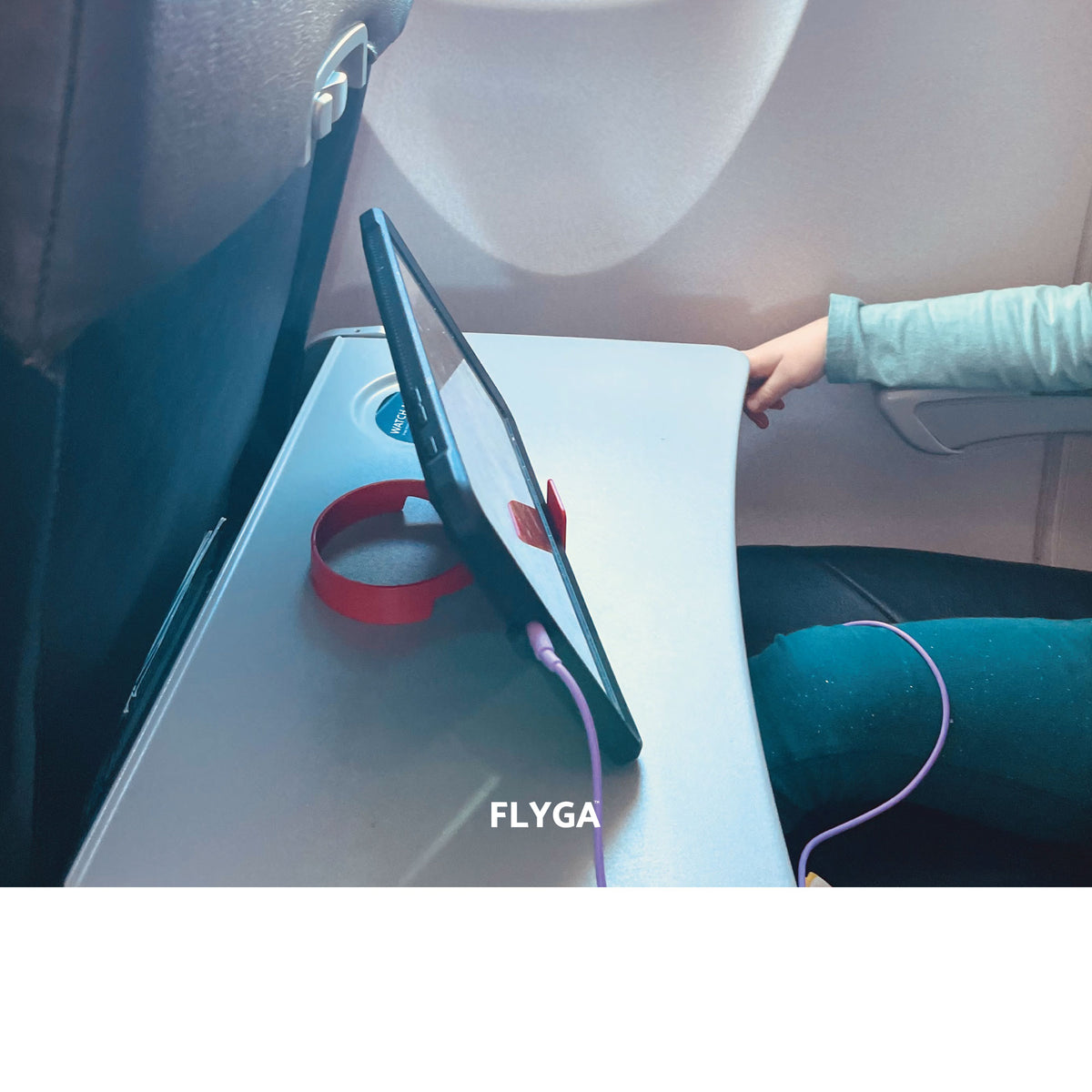 Flyga The Airplane Drink / Phone Holder by FLYGA, making your flight better!